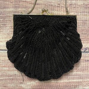 Beaded Scallop Shaped Bag